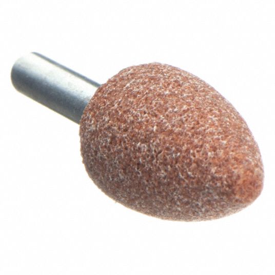 NORTON, 11/16 in Dia, A12, Vitrified Mounted Point 4F76561463624388