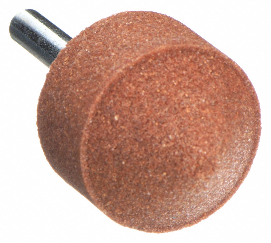 VITRIFIED MOUNTED POINT, 1 1/8 IN DIAMETER, ALUMINUM OXIDE, 60 GRIT, A13