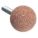 VITRIFIED MOUNTED POINT, 1 IN DIAMETER, ALUMINUM OXIDE, 60 GRIT, A25