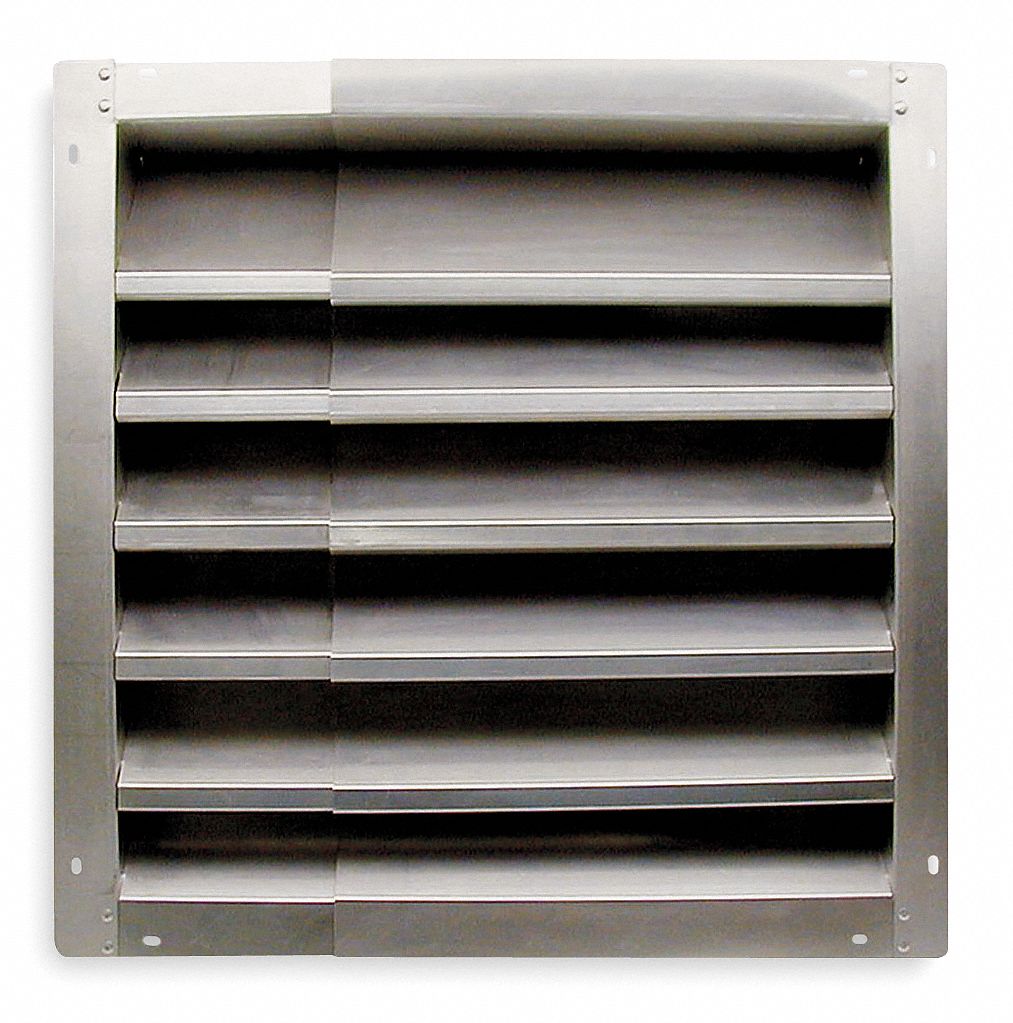 LOUVER,INTAKE,21-36 IN,ALUMINUM