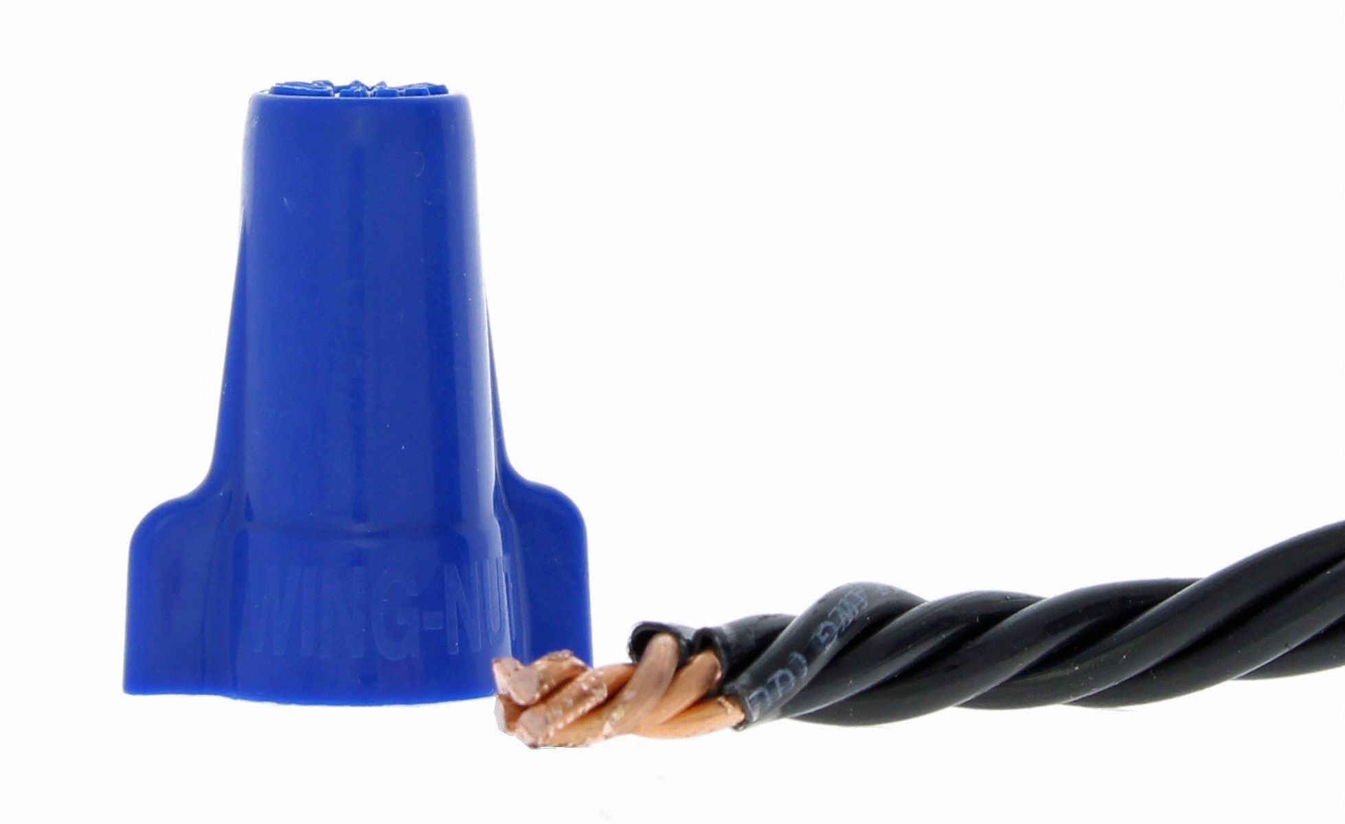 IDEAL Twist On Wire Connector Blue, (3) 12 AWG Min. Wire Combo, 454, Wing, 25 PK 4FA2830454