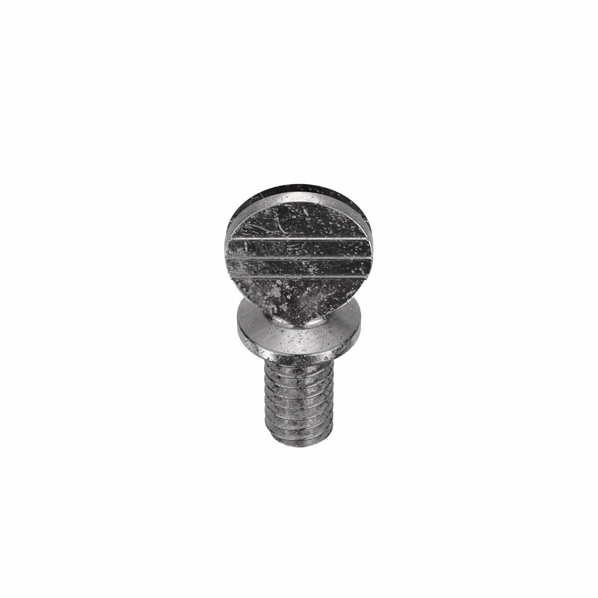 Thumb Screw: 1/4"-20 Thread Size, 1/2 in Lg, Smooth, Spade, 18-8, Stainless Steel, Plain, 5 PK