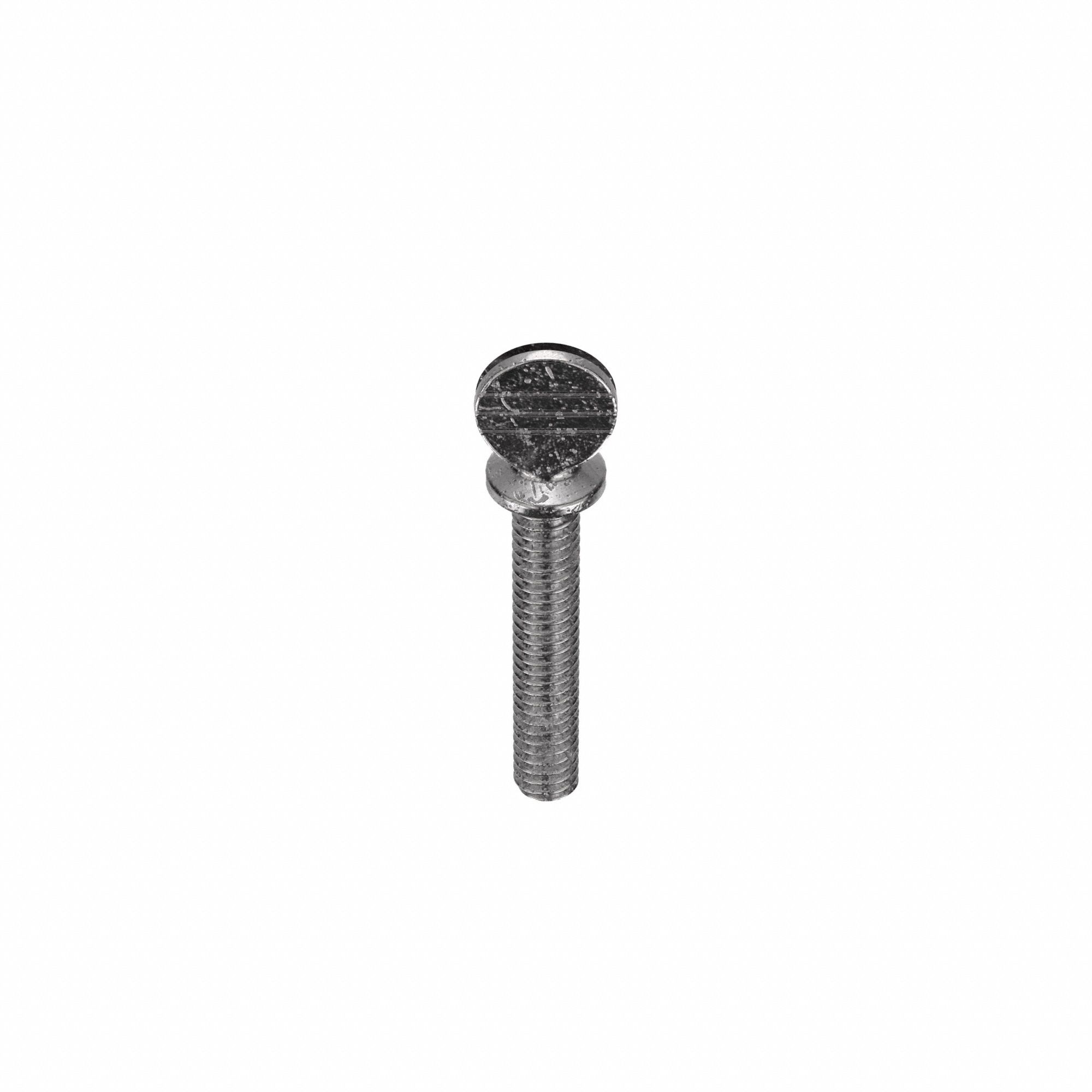 Thumb Screw: 1/4"-20 Thread Size, 1 1/2 in Lg, Smooth, Spade, 18-8, Stainless Steel, Plain, 5 PK