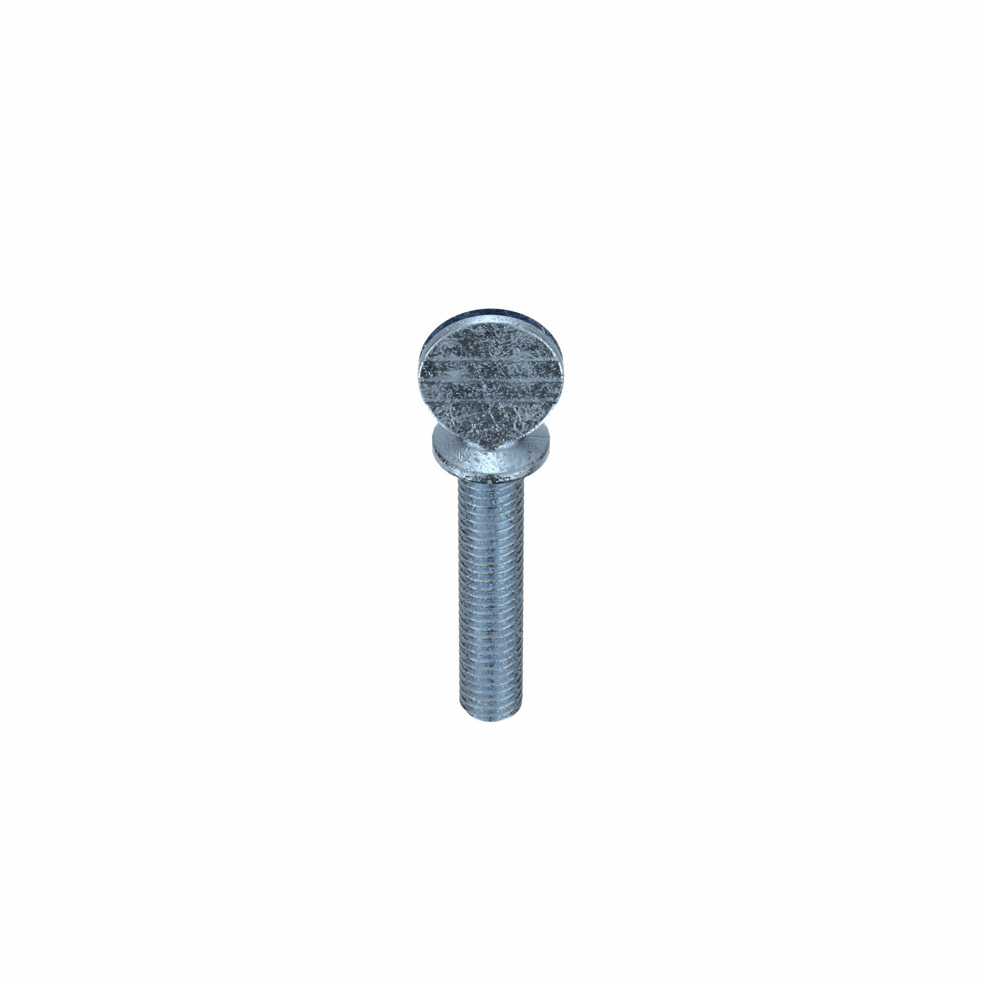 Thumb Screw: #10-32 Thread Size, 1 in Lg, Smooth, Spade, Steel, Zinc-Plated, 25 PK
