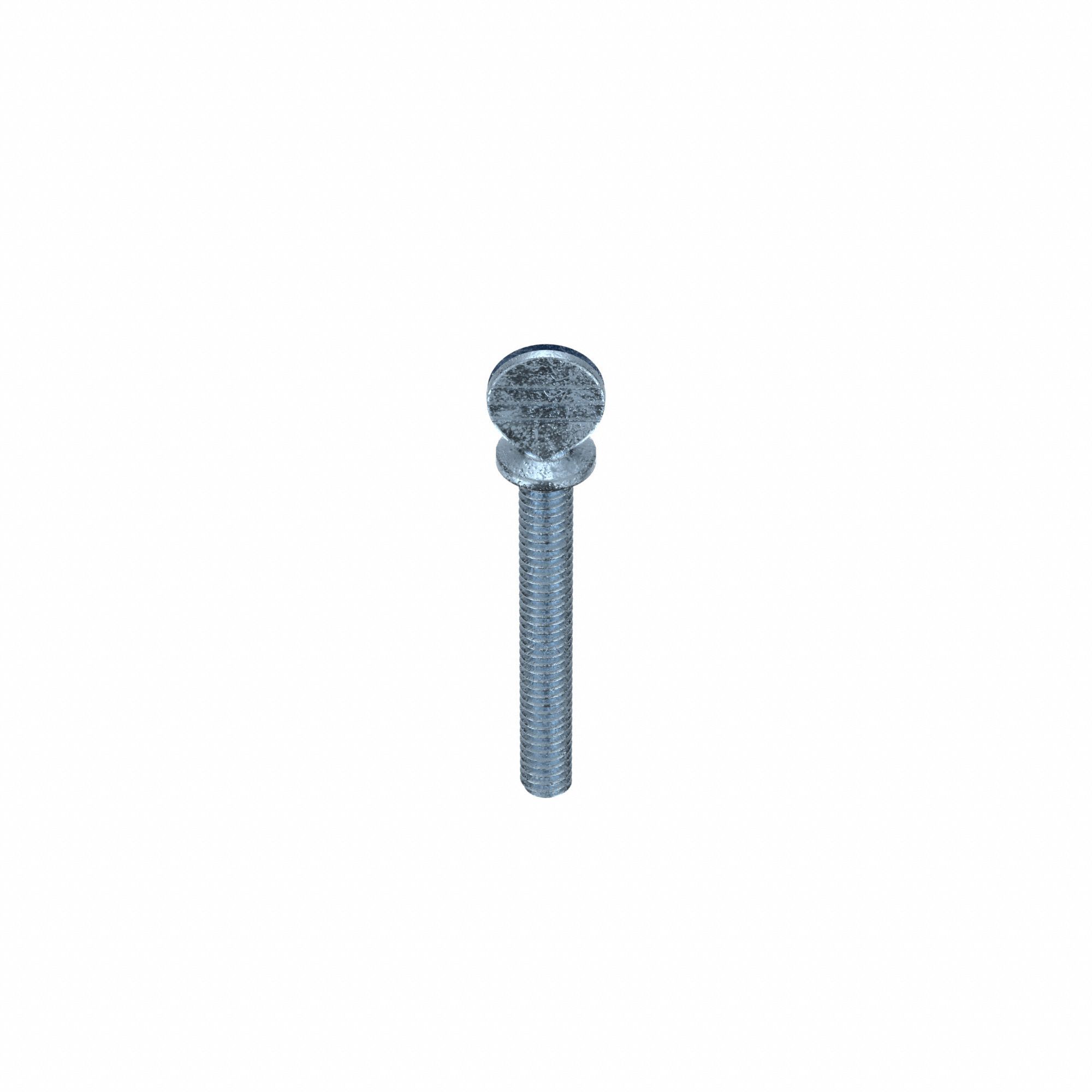 Thumb Screw: 1/4"-20 Thread Size, 2 in Lg, Smooth, Spade, Steel, Zinc-Plated, 25 PK
