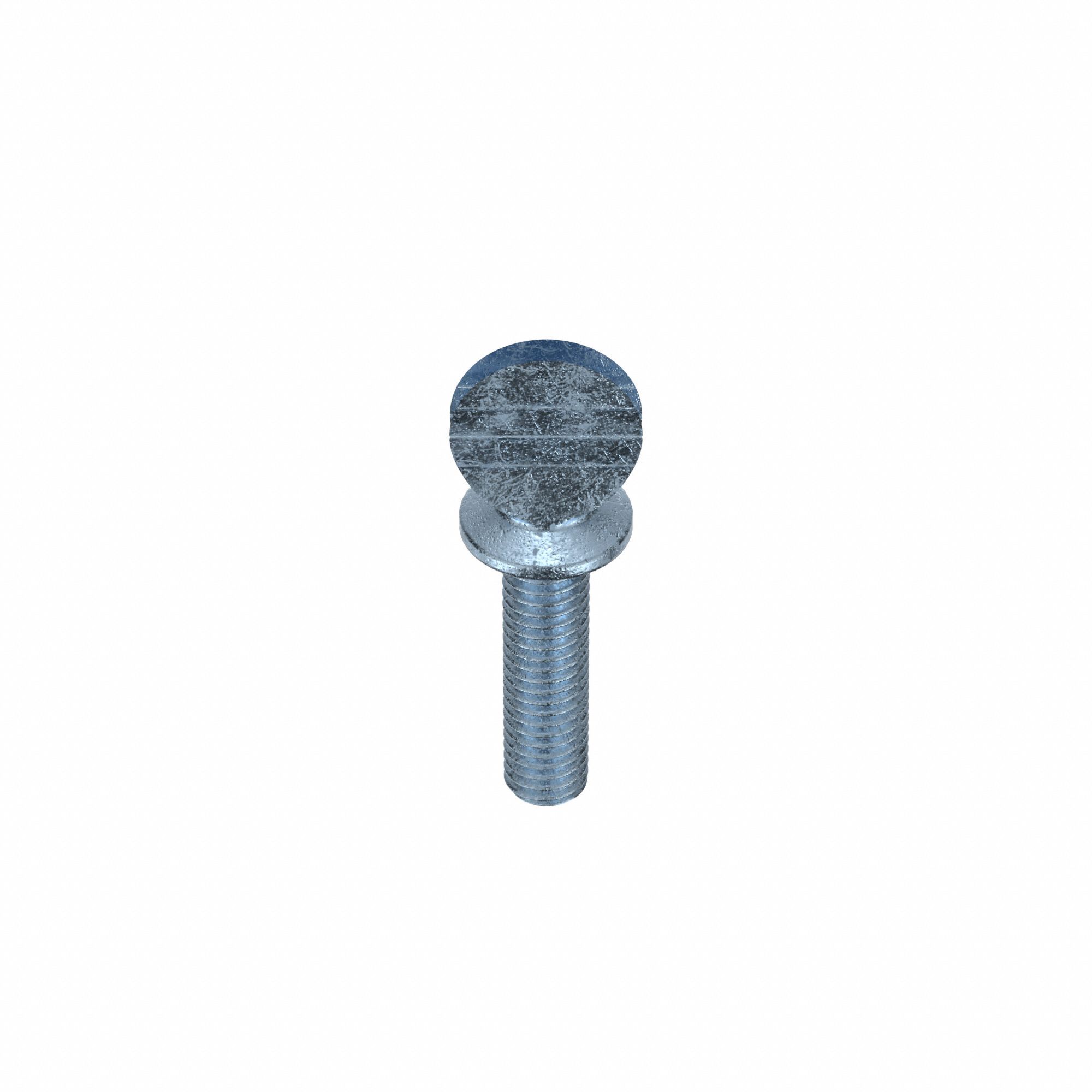 Thumb Screw: 3/8"-16 Thread Size, 1 1/2 in Lg, Smooth, Spade, Steel, Zinc-Plated, 10 PK