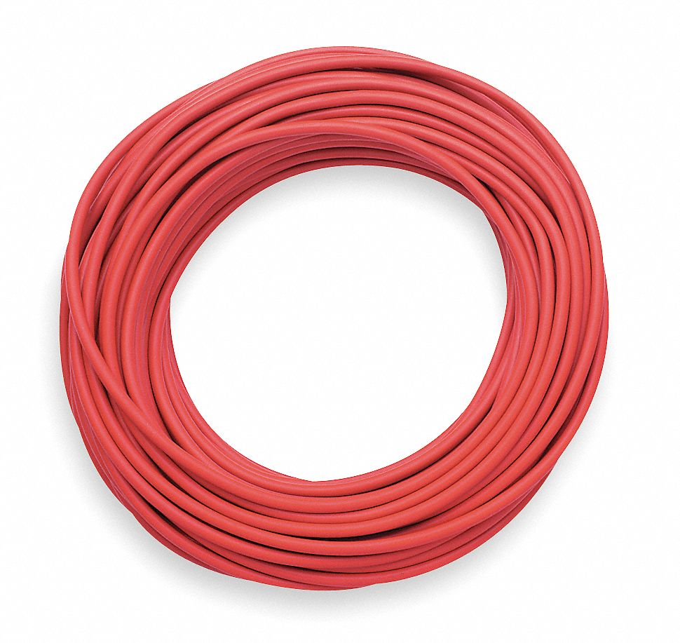4FB27 - Test Lead Wire 18 AWG 50 Ft Red
