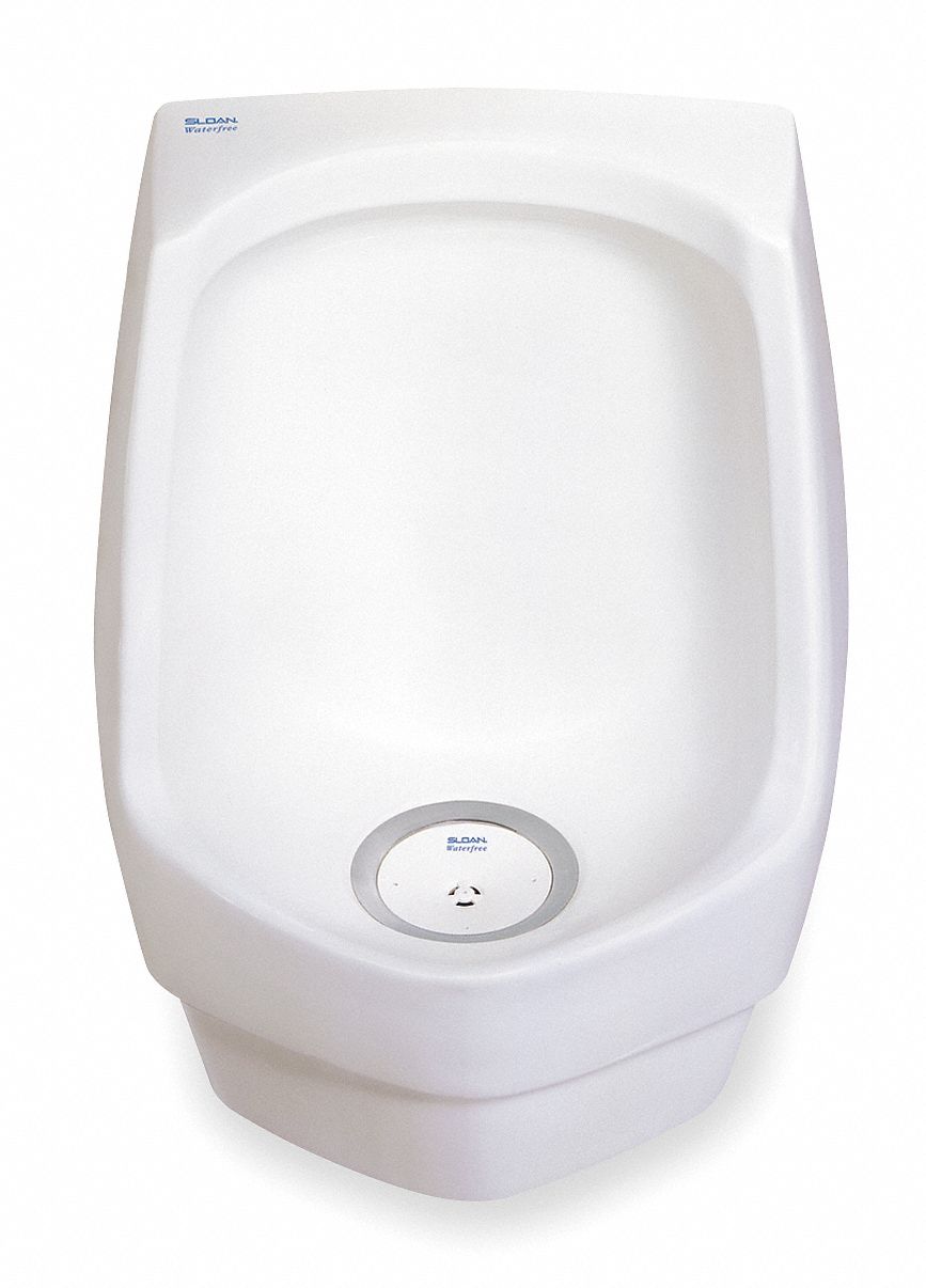 WATERLESS URINAL: SLOAN, 0 GPF, VITREOUS CHINA, ADA