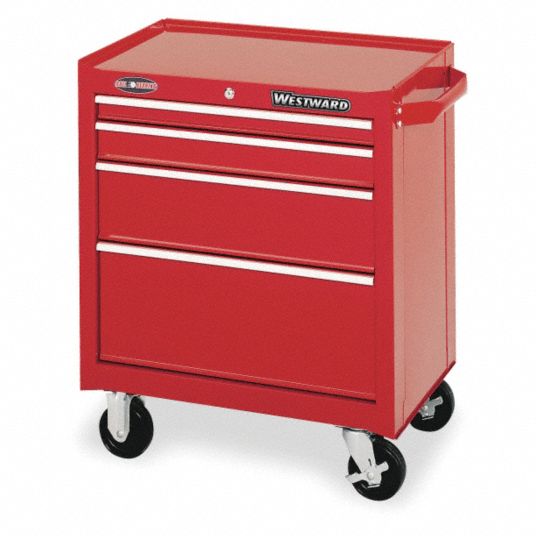 Rolling Cabinet, Number of Drawers 4 - Grainger