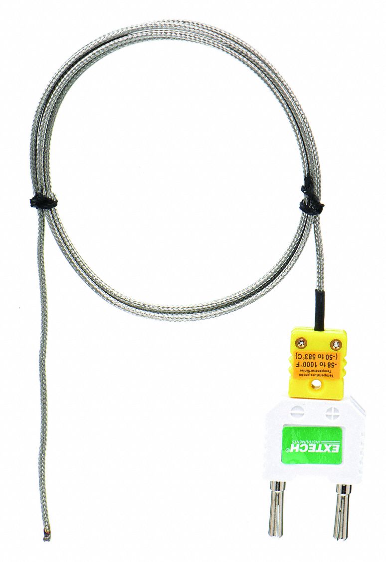 Thermocouple, Type K, Bead Wire Temperature Probe 4FB75TP875 Grainger