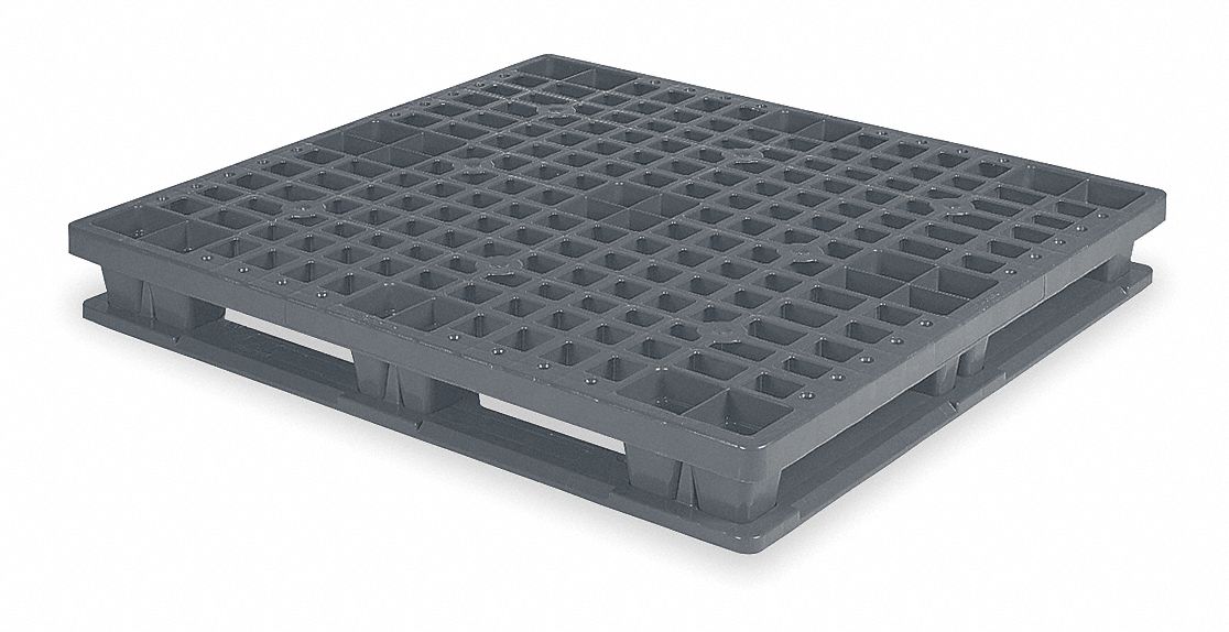 GRAINGER APPROVED Pallet, Block, 2, 500 lb., 48 In. L, 40 In. W 4FB89