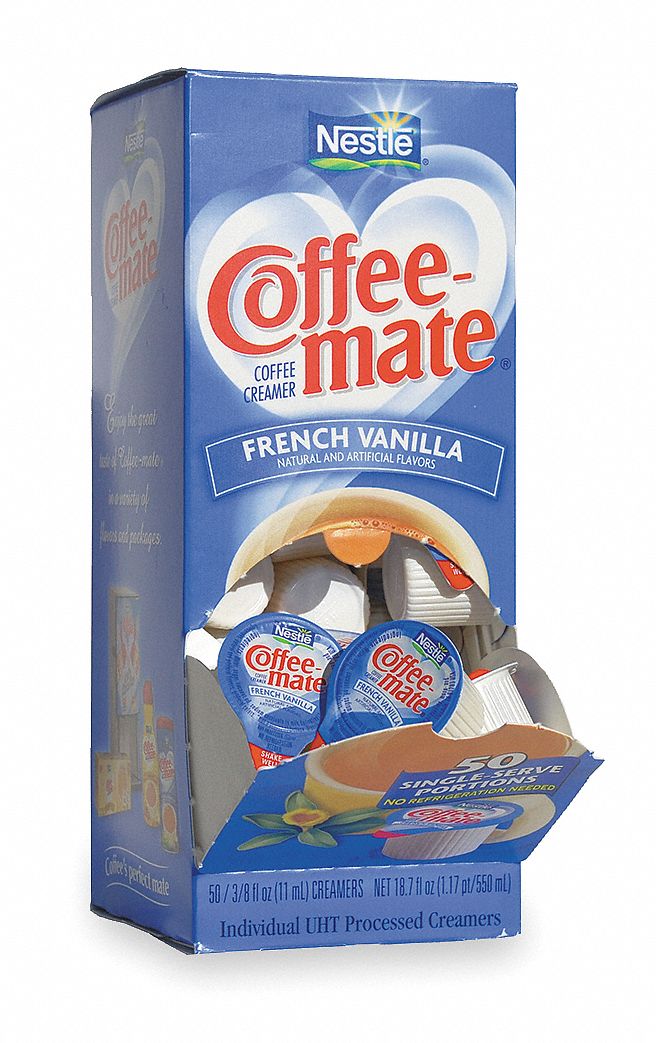 COFFEE MATE 0.38 oz. Individual Liquid Coffee Creamer, French Vanilla; PK200 - 4FCC6|35170 ...