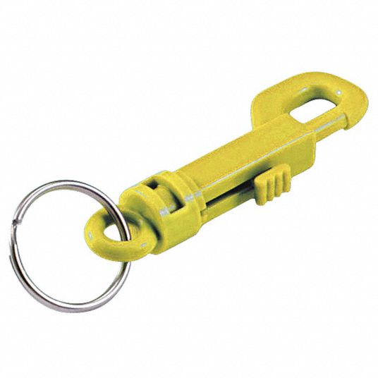 LUCKY LINE PRODUCTS Plastic Key Clip: Not Load Rated, Plastic, Neon ...