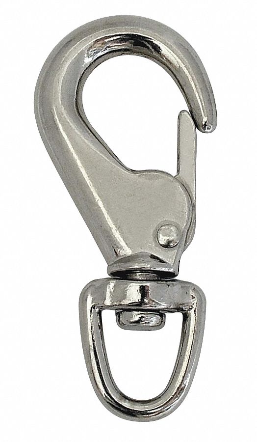 Utility Spring Hook Zinc 7/16 in Eye Dia