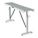 MATERIAL SUPPORT TABLE, 22 IN ROLLER W, 15 IN OVERALL W, 26½ IN MIN. H, STEEL