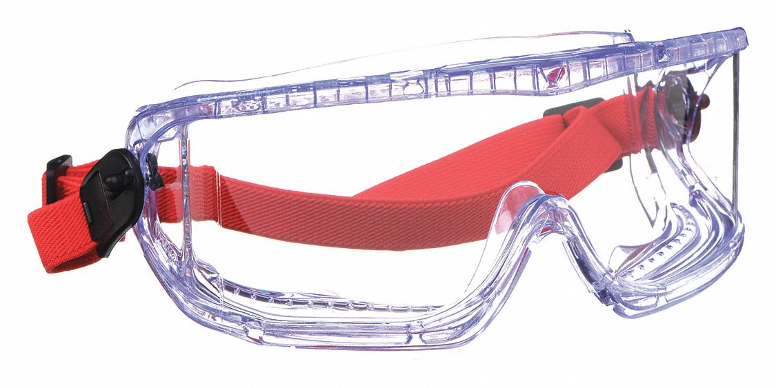 SAFETY GOGGLES, OTG, PC/ELASTIC/PUR, FOG-BAN ANTI-FOG, CLEAR, CSA, U6, UNIVERSAL, UNISEX