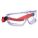 SAFETY GOGGLES, OTG, PC/ELASTIC/PUR, FOG-BAN ANTI-FOG, CLEAR, CSA, U6, UNIVERSAL, UNISEX