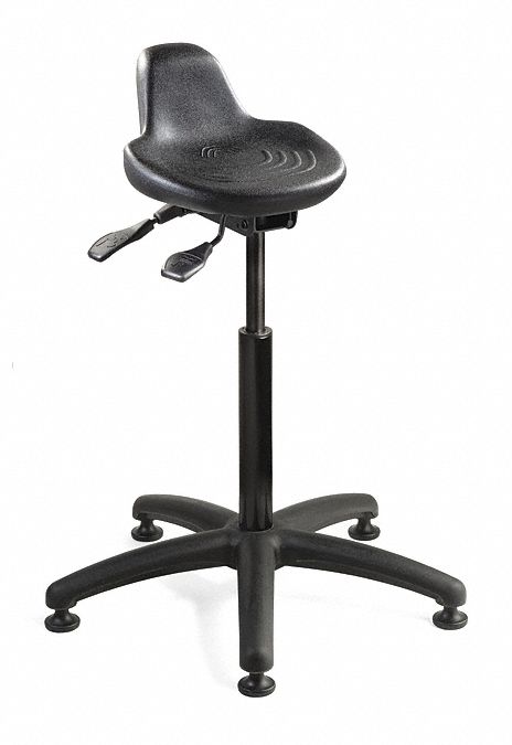 Separar Lustre Estribillo BEVCO Banco para Sentarse/Apoyarse , 22" a 32" Rango de la Altura del  Asiento , 300 lb. Capacidad de Carga , Negro - Taburetes - 4FE65 | 3505 -  Grainger México