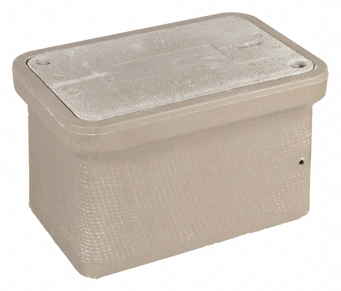 QUAZITE Underground Enclosure Assembly: Blank, 18 in Overall Ht, 20 1/4 in  Overall Lg