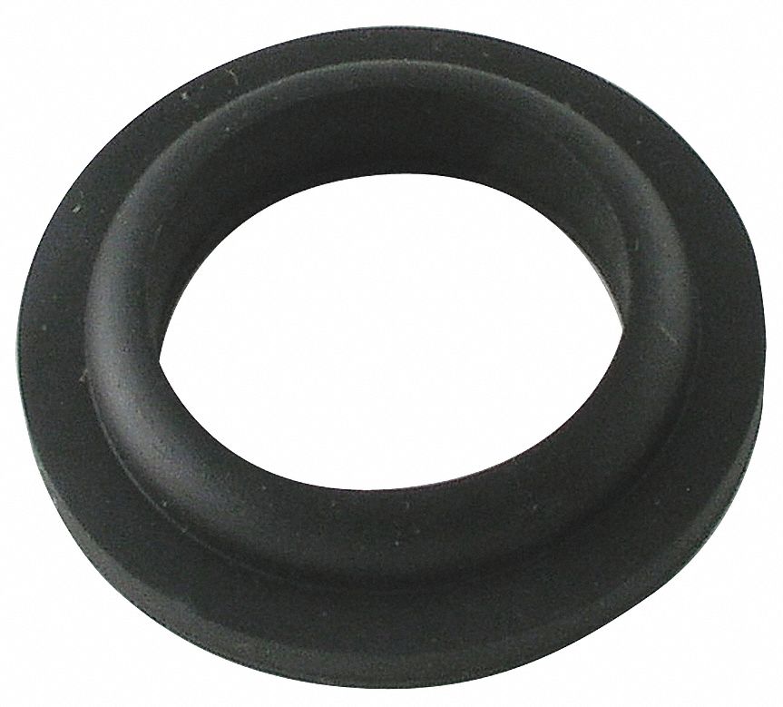 Gasket: Rubber, Black,