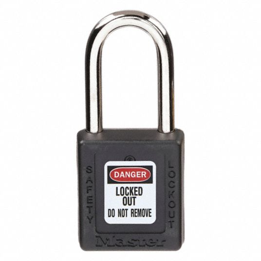 MASTER LOCK, Keyed Different, Thermoplastic, Lockout Padlock