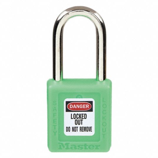 MASTER LOCK, Keyed Different, Thermoplastic, Lockout Padlock