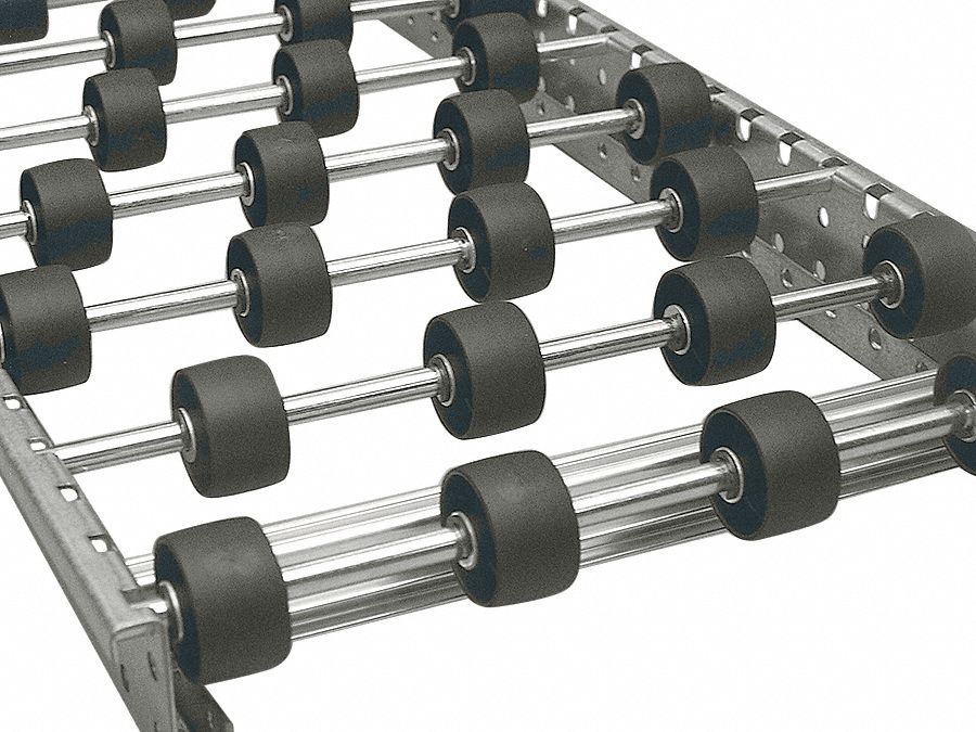 11 3/4 in Overall Wd, 40 lb/ft, Flow Rack Conveyor - 4FFE5 ...