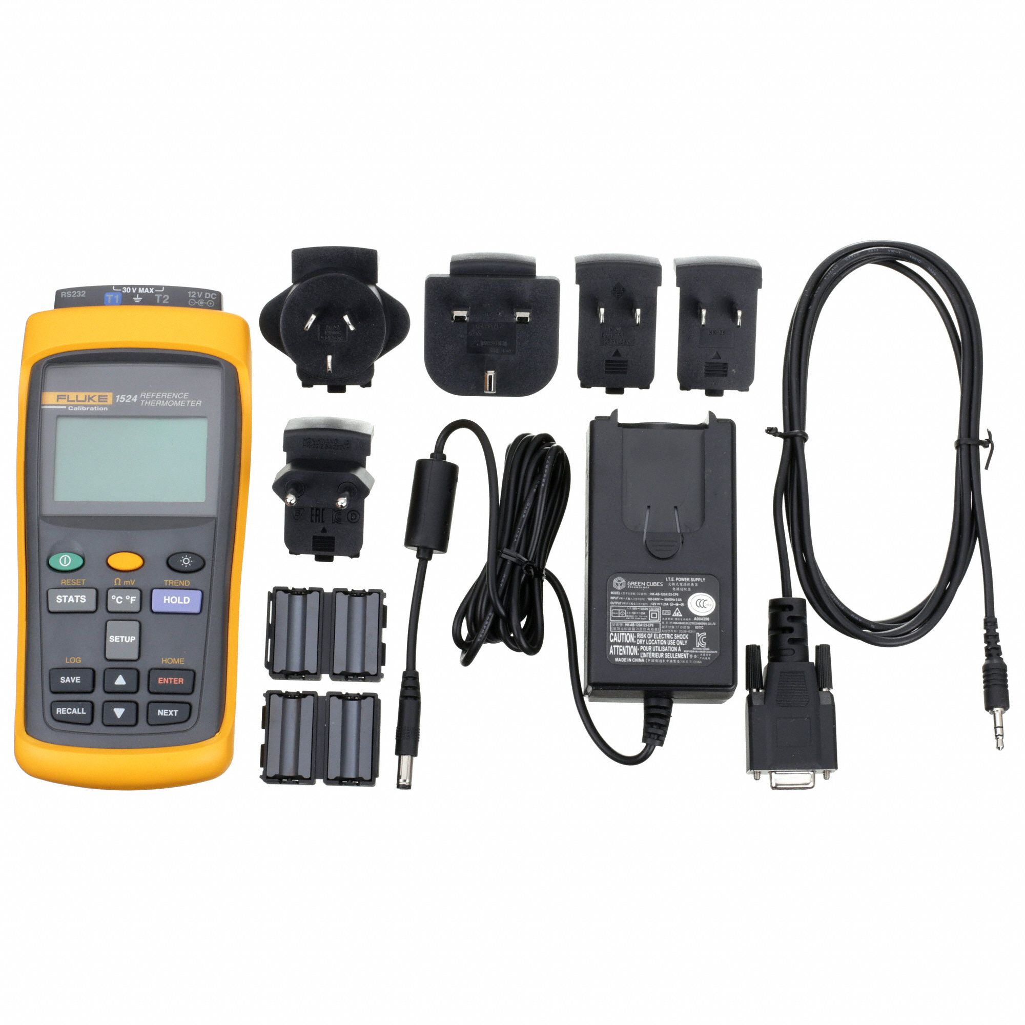 FLUKE Thermocouple Thermometer: Multichannel Thermocouple/Thermistor ...