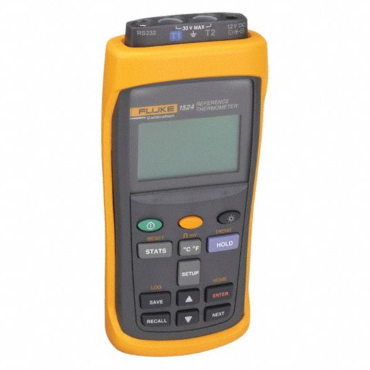 FLUKE, Multichannel Thermocouple/Thermistor/RTD Temp Meter with Data ...