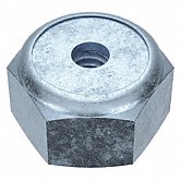 Zinc Plated Steel Nylon Insert Lock Nuts Nylock Inch Sizes #2-56 to 1-1/2"-12 