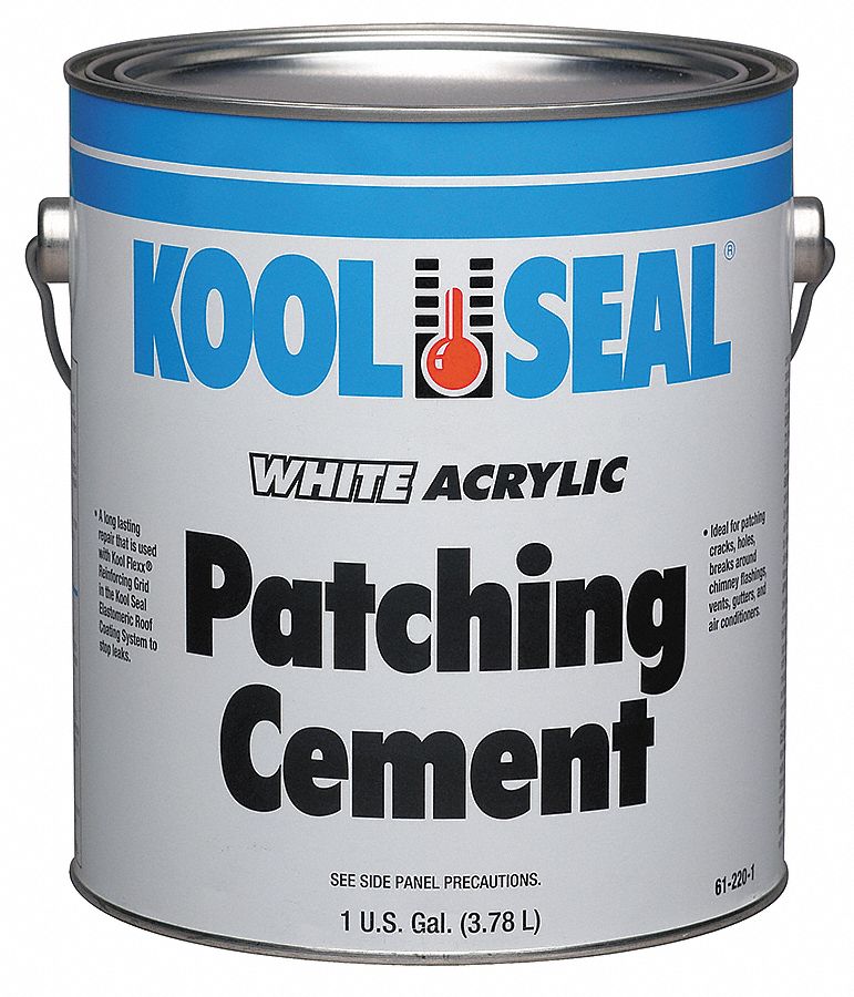 4FJK7 - Acrylic Patching Cement 115 oz White Can