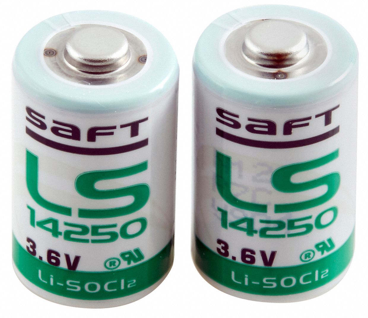  Saft 1/2AA Size Lithium Batteries (3.6V & 1200 mAh), 4