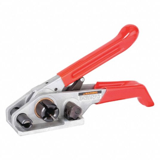 MIP Strapping Tensioner: Heavy Duty, Fits 1/2 in to 3/4 in Strap Wd, Fits  .020 to .040 Strap Tensile