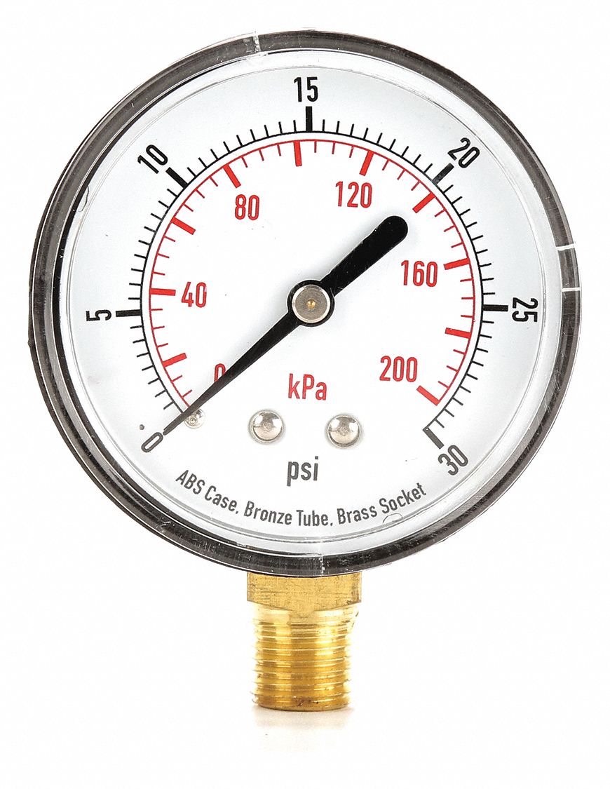 grainger pressure gauge