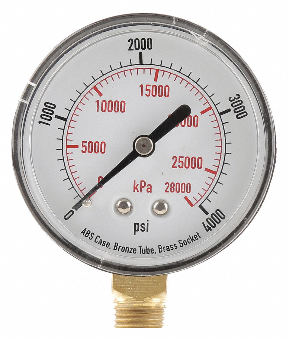 hydraulic oil pressure gauge