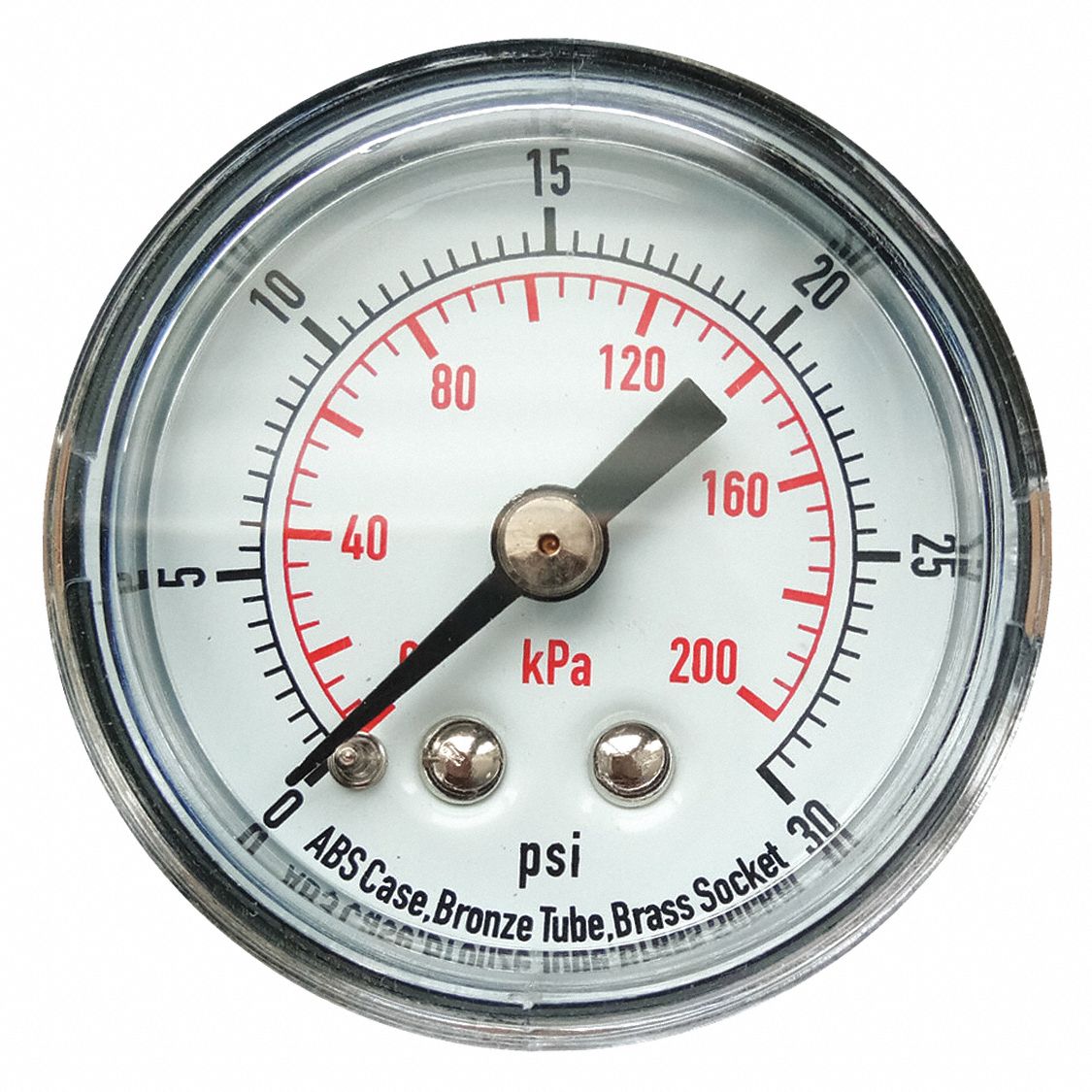 a pressure gauge