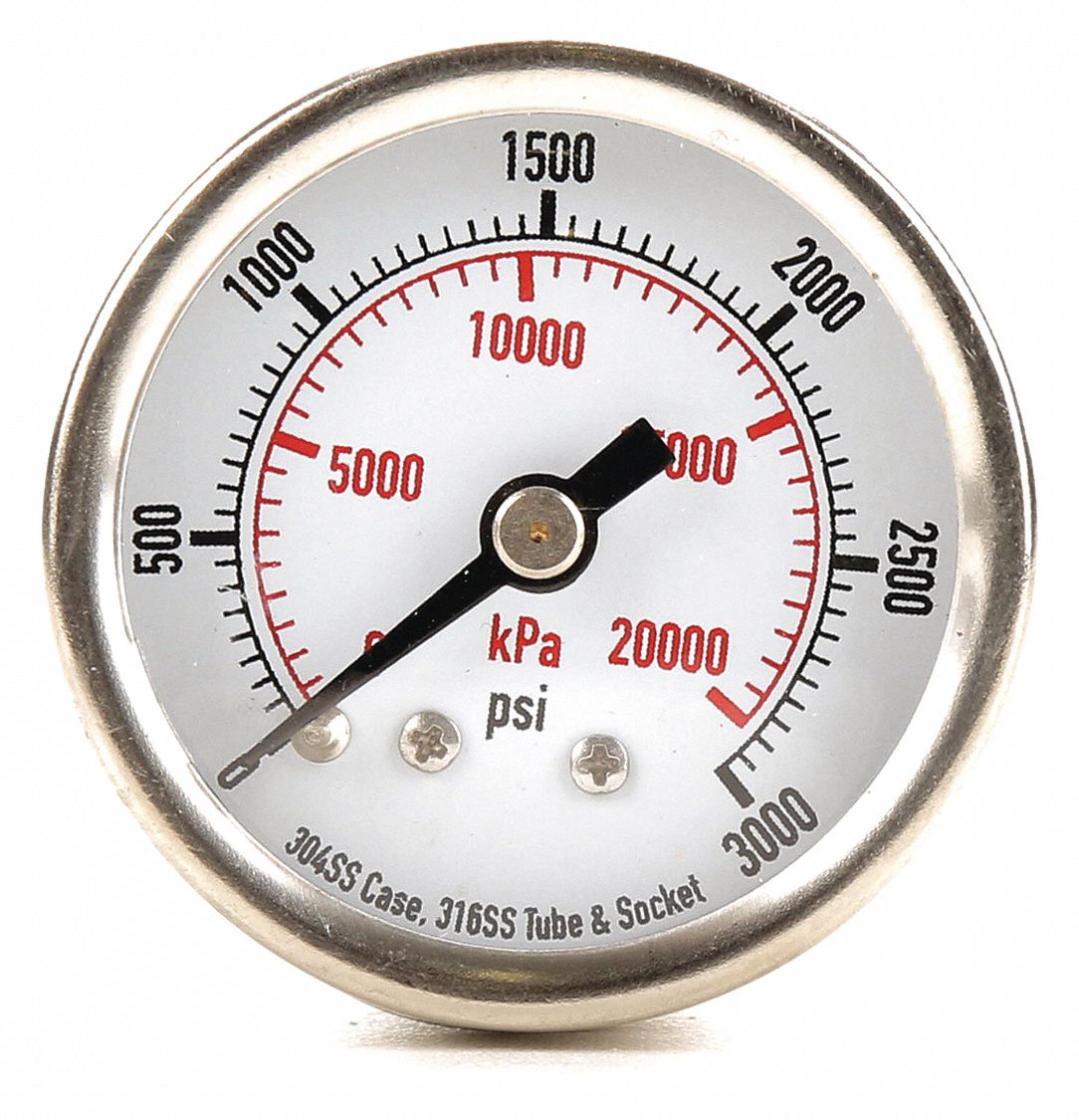 grainger pressure gauge