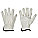 PROTECTOR ELECTRICAL GLOVE, STRAIGHT THUMB, 10 IN L, SHIRRED SLIP-ON CUFF, WHT