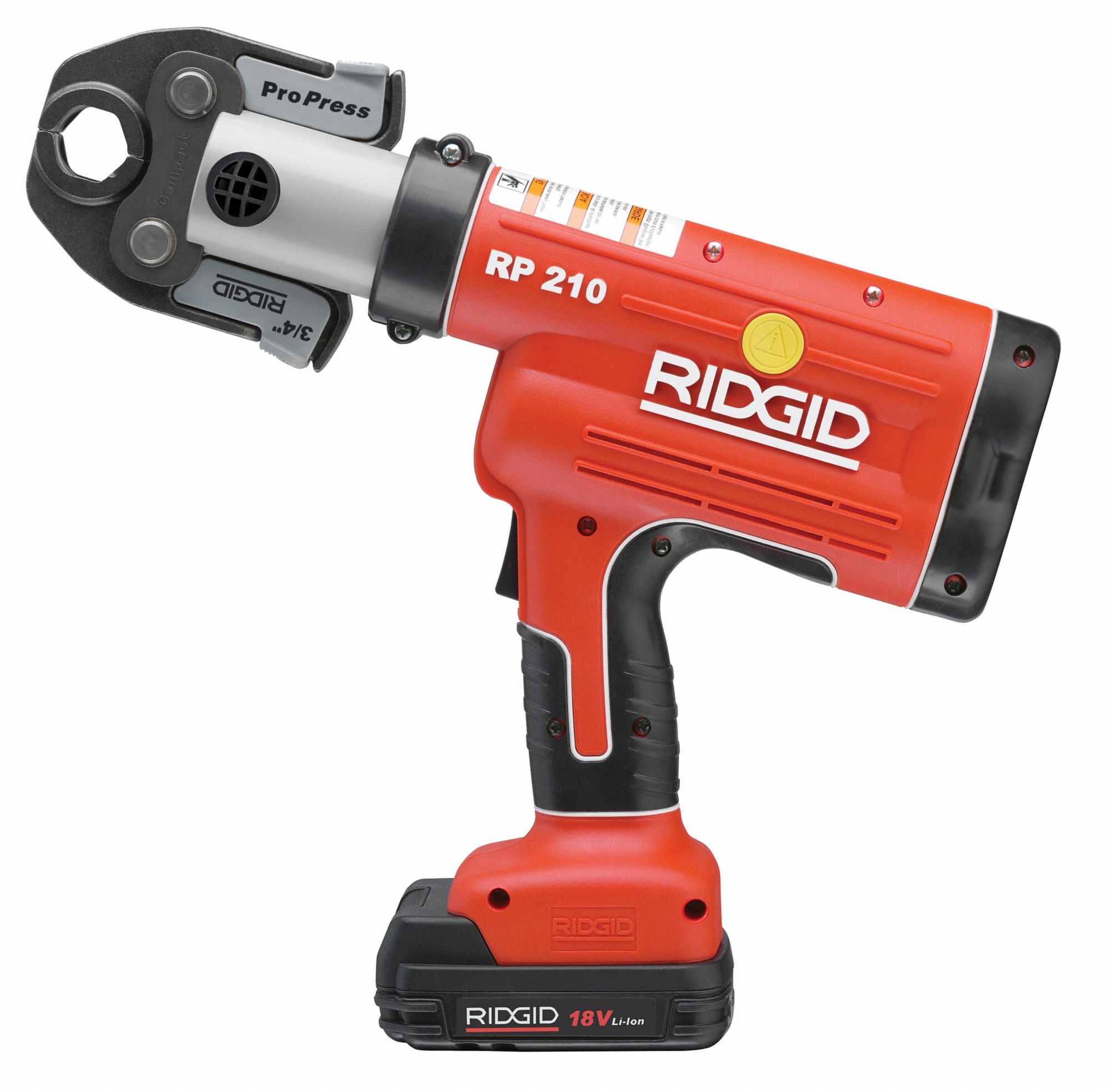 RIDGID Pressing Tool, 18V, 1/2 To 11/4 In Pipe 4FRA131028 Grainger
