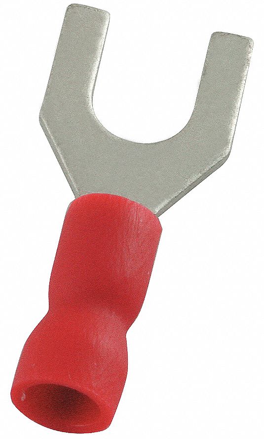 POWER FIRST Fork Terminal, Block Terminal Type, Crimp Connection Type