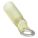 RING TERMINAL, HEAT SHRINK (POLYOLEFIN), YELLOW, ⅜ IN STUD SIZE, 25 PK