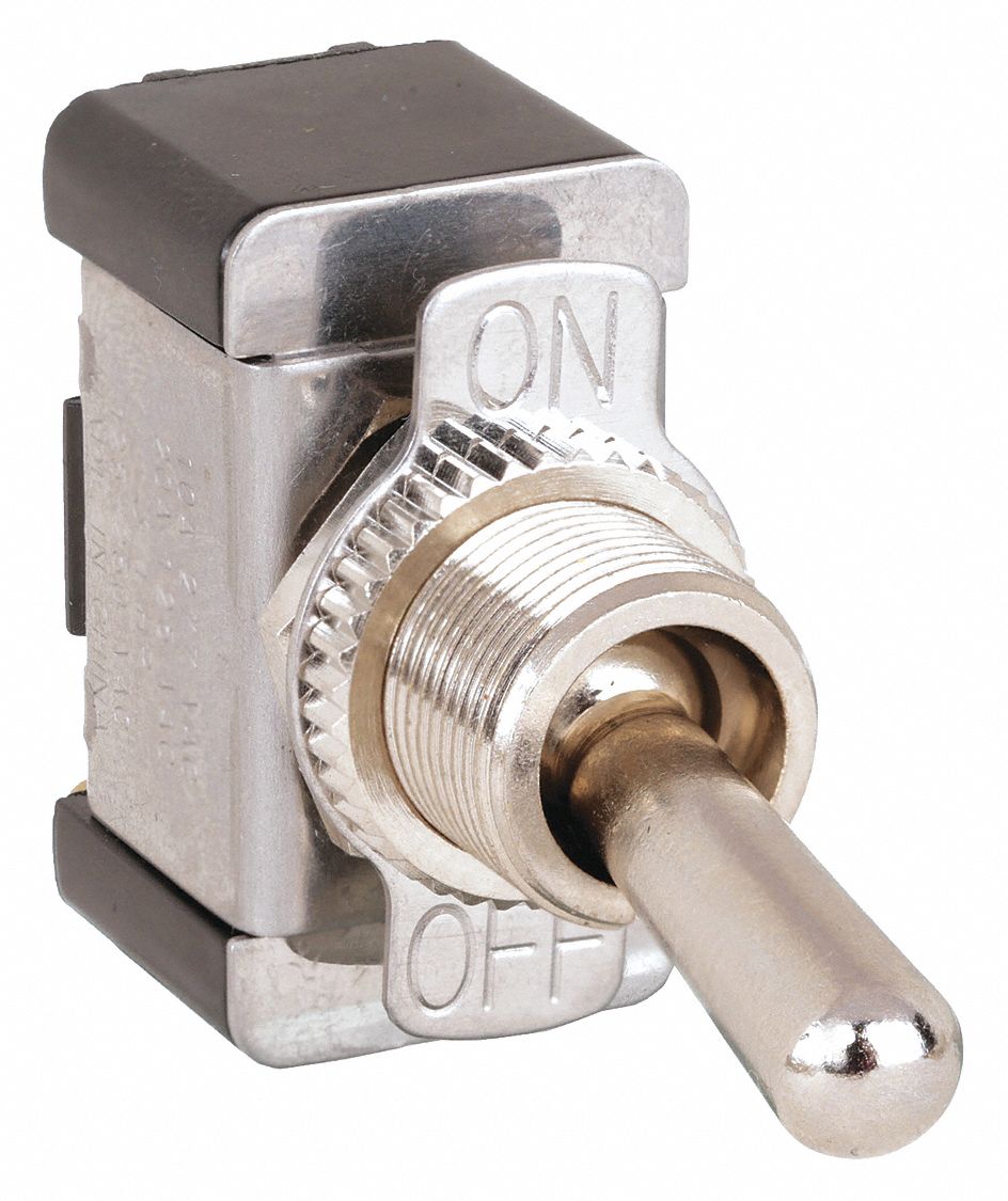 IDEAL, SPST, 2 Connections, Toggle Switch 4FRL6774011 Grainger