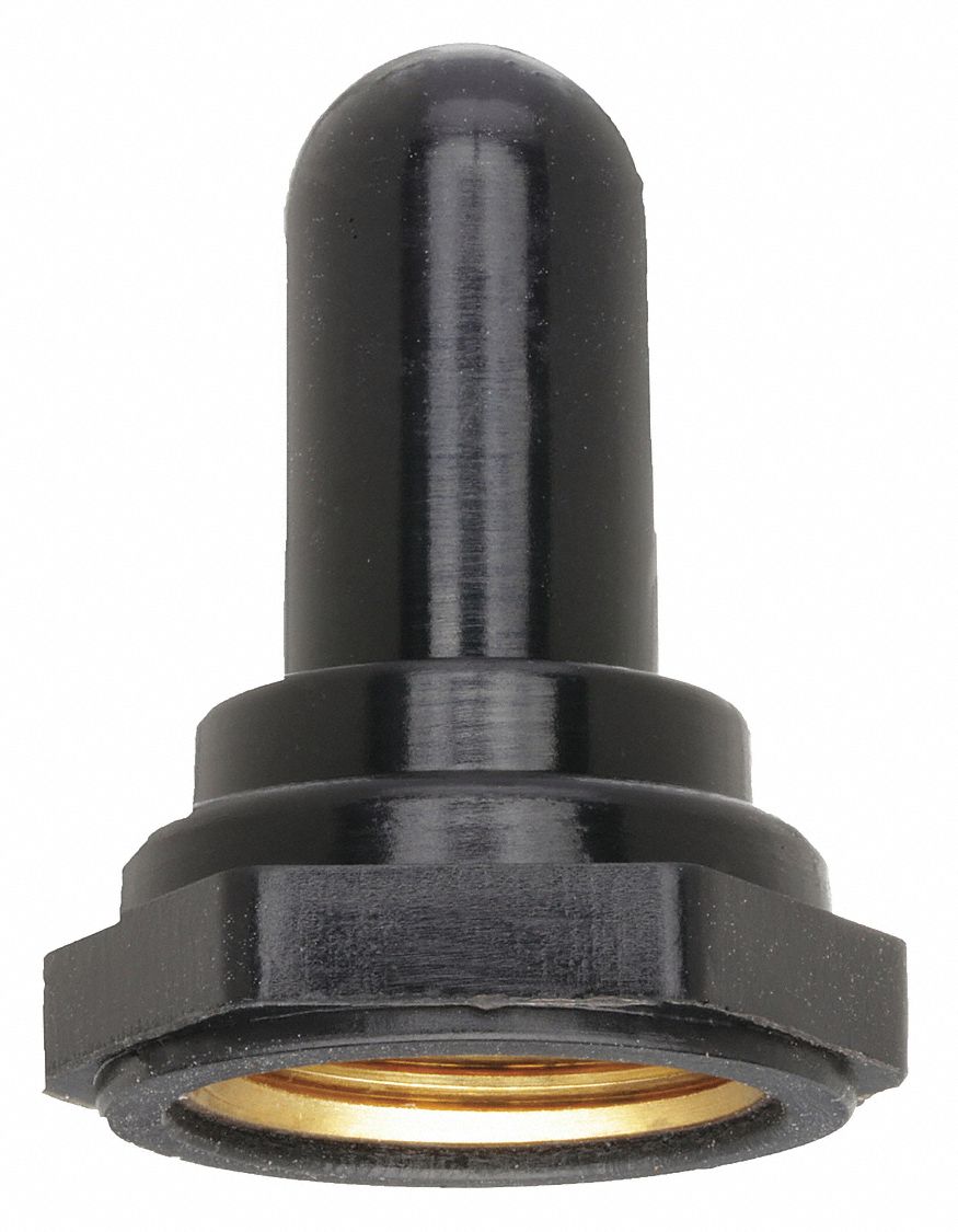 IDEAL Toggle Switch Boot, 15/3232NS Thread Size, 1/16 in Inside Dia