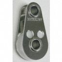 Single Pulley,  Fixed Eye,  1 7/16 in Overall Length,  3/16 in Eye Inside Dia.