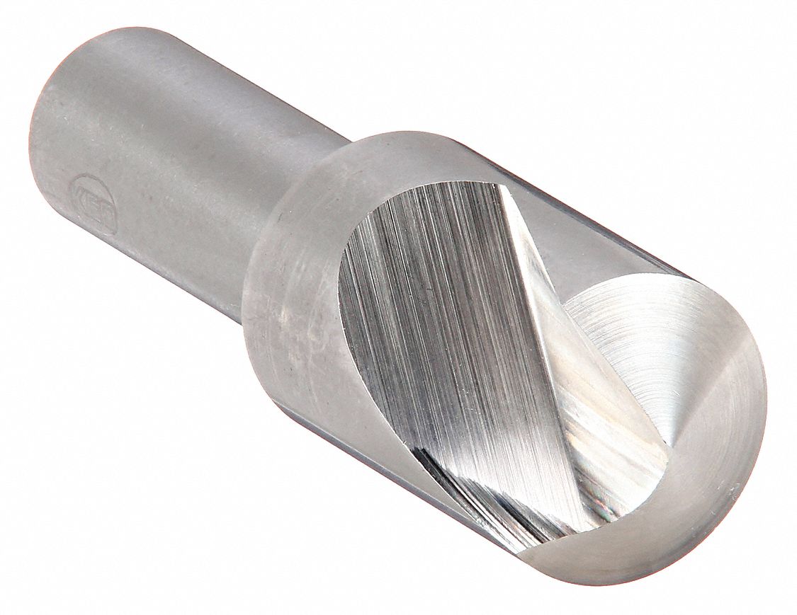 Countersink: 1 1/2 in Body Dia., 3/4 in Shank Dia., Bright (Uncoated) Finish, High Speed Steel