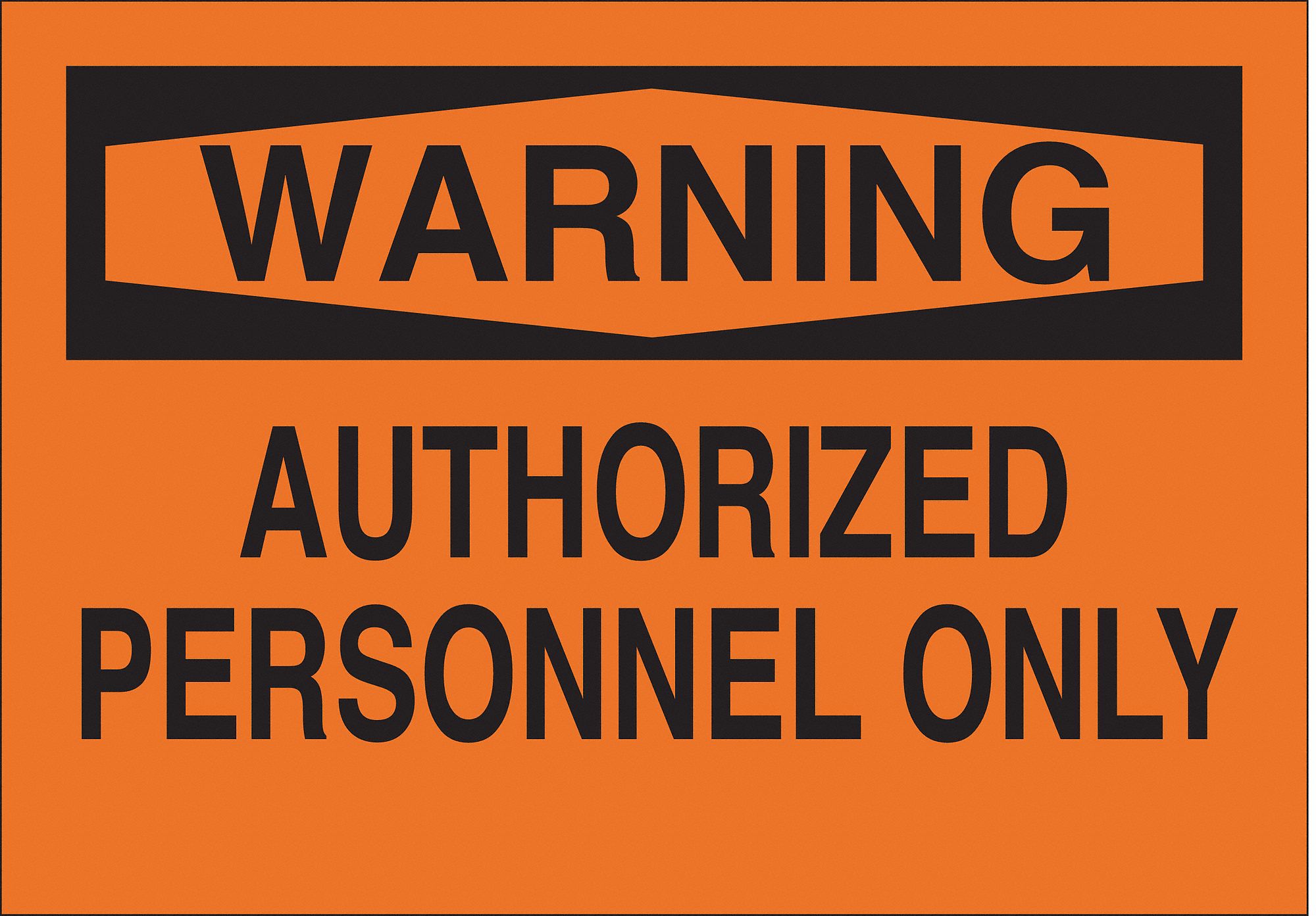 WARNING SIGN, PLASTIC, WARNING, 10 IN WIDTH, 7 IN HEIGHT, ENGLISH