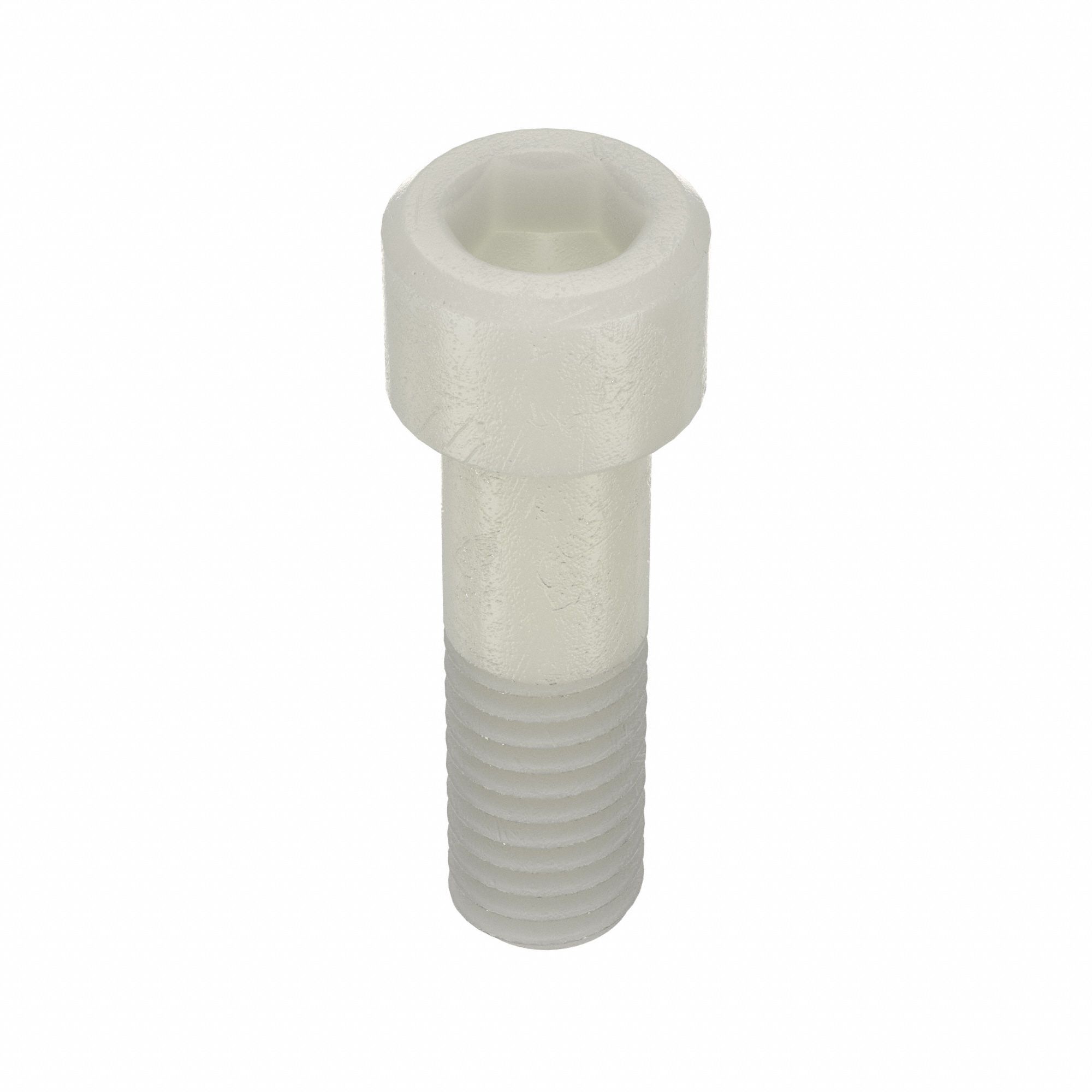 Socket Head Cap Screw: 3/8"-16 Thread Size, 1 1/4 in Lg, Std, Plain, Nylon, Not Graded, 10 PK