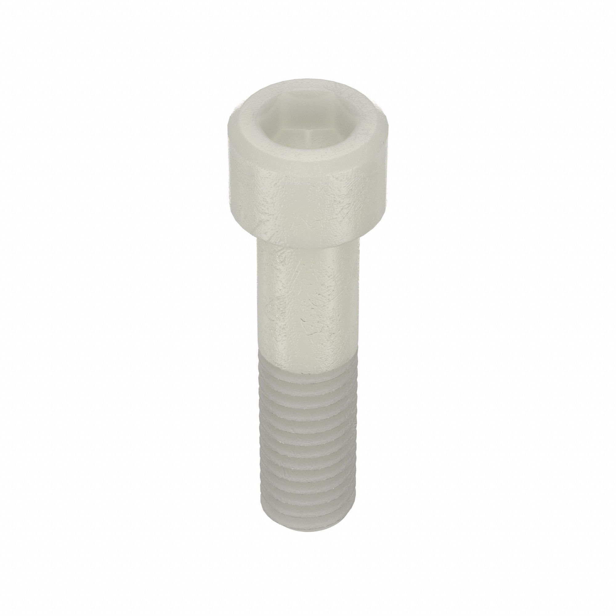Socket Head Cap Screw: 3/8"-16 Thread Size, 1 1/2 in Lg, Std, Plain, Nylon, Not Graded, 10 PK