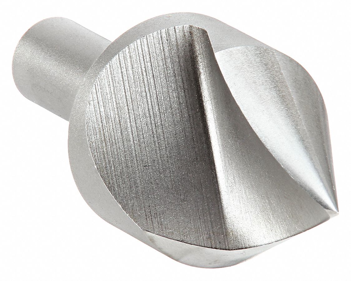 Countersink: 1 1/2 in Body Dia., 3/4 in Shank Dia., Bright (Uncoated) Finish, High Speed Steel