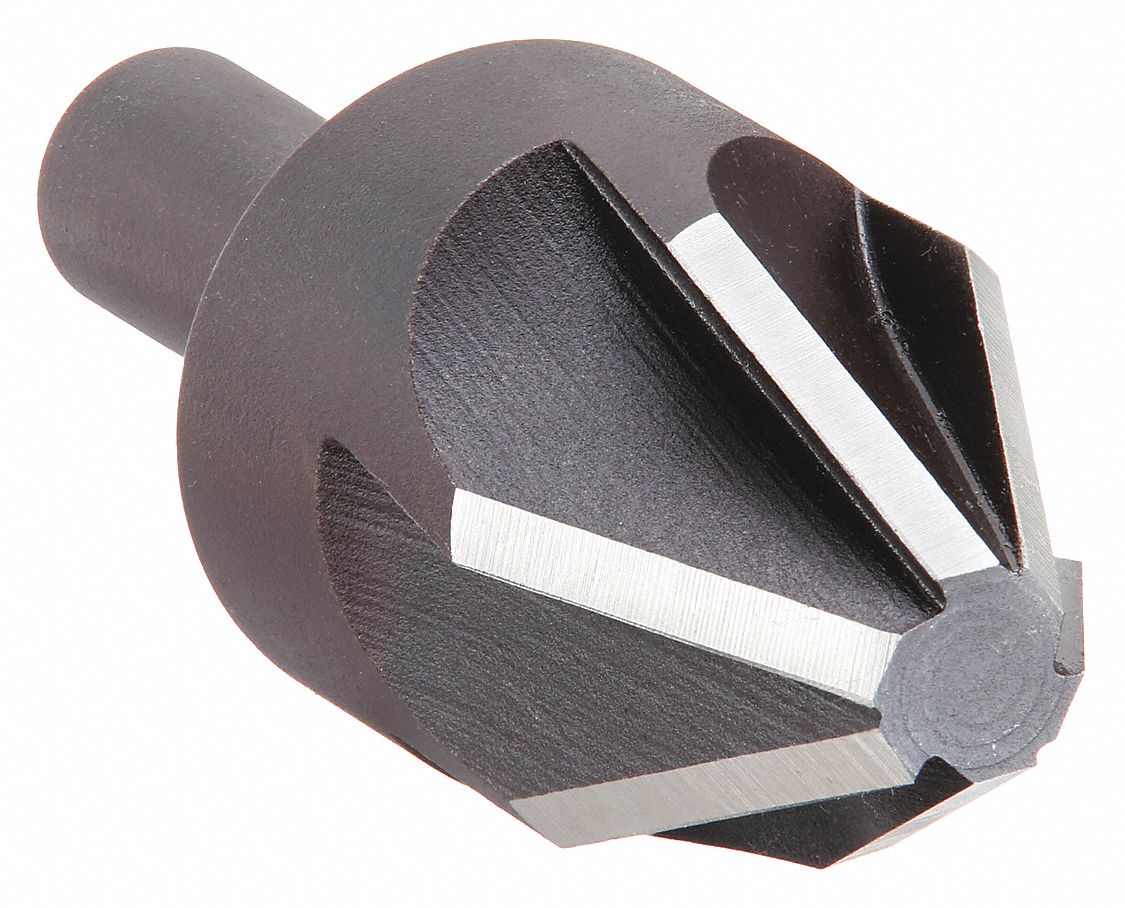 Countersink: 1 1/2 in Body Dia., 3/4 in Shank Dia., Bright (Uncoated) Finish, High Speed Steel